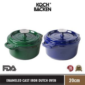 Enamel Cast Iron Dutch Oven 20cm