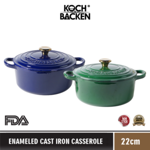 Enamel Cast Iron Casserole 22cm