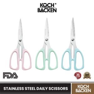 KOCH&BACKEN Stainless Steel Daily Kitchen Scissors - Gunting Dapur Serbaguna Gunting Tajam Stainless
