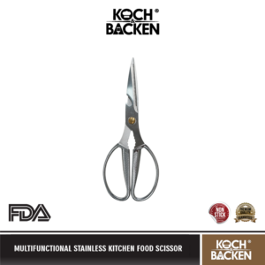 KOCH&BACKEN Multifunctional Stainless Kitchen Food Scissor - Gunting Dapur Stainless Serbaguna
