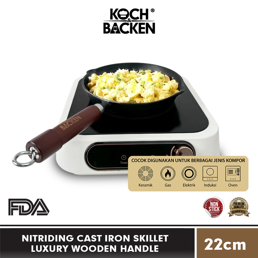 nitriding luxury wooden handle 22 8